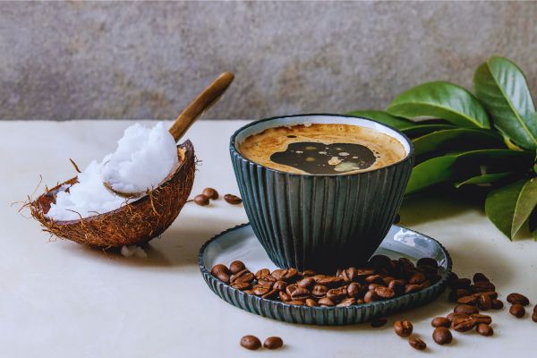 Recette de café crémeux avec huile de coco vierge